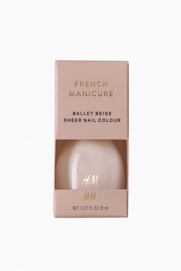 H&M Nagellack für French Nails Ballet Beige