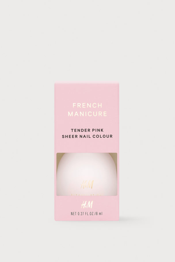 H&M French Manicure Nail Polish Tender Pink