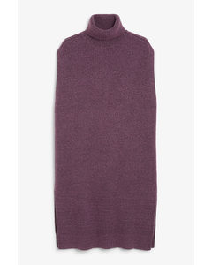 Sleeveless Knitted Dress Dusty Purple