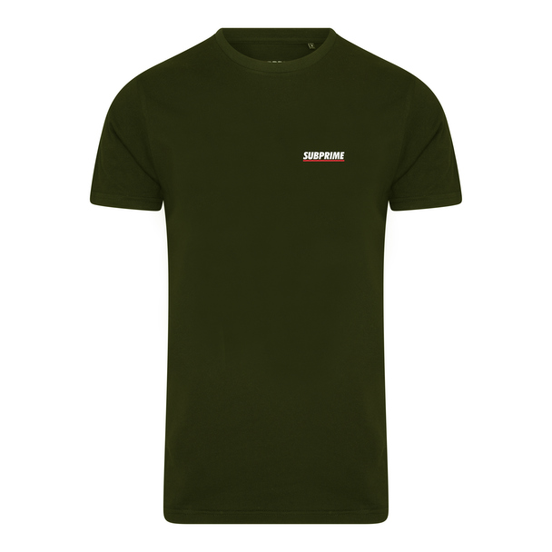 Subprime Subprime Shirt Chest Logo Army Groen