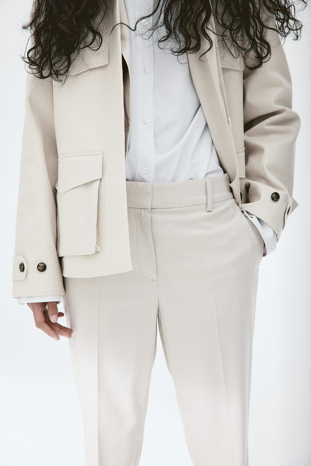 H&M Slacks Hellbeige