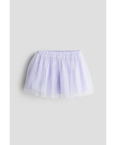 Glittery Tulle Skirt Lilac