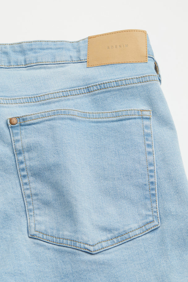 H&M H&m+ 90's Skinny Regular Ankle Jeans Licht Denimblauw