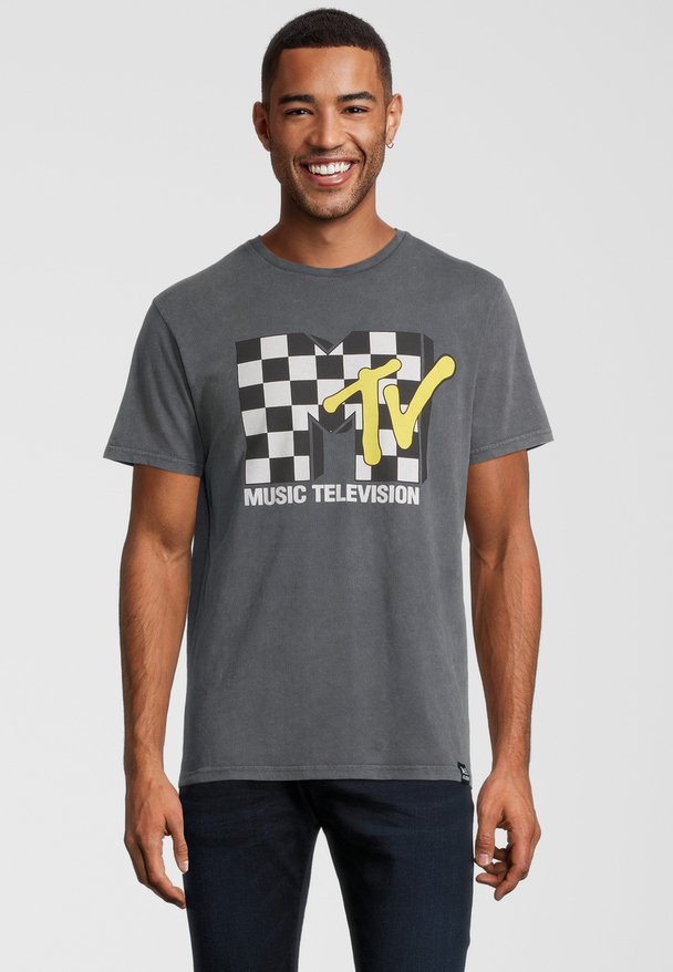 Re:Covered MTV Checkered Logo T-Shirt