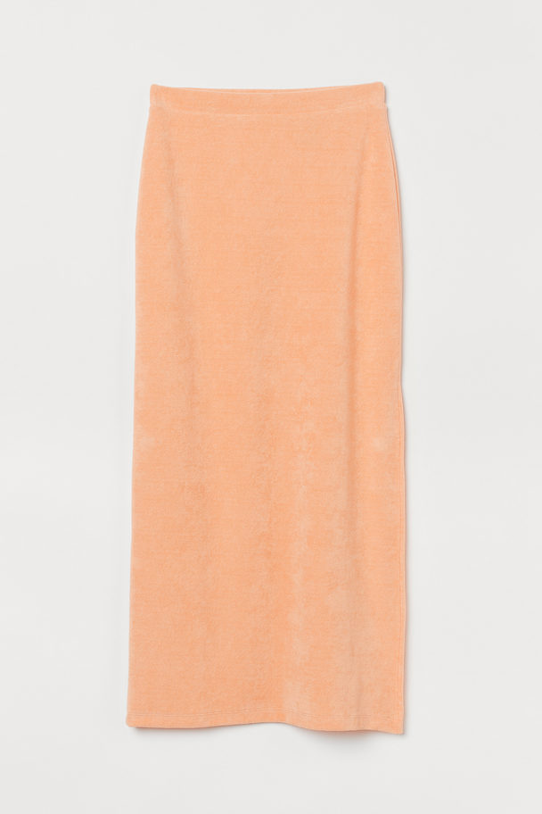 H&M Maxi Skirt Light Orange