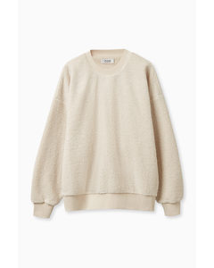 Oversized Teddy Sweater Off-white