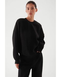 Oversized Teddy Sweater Black