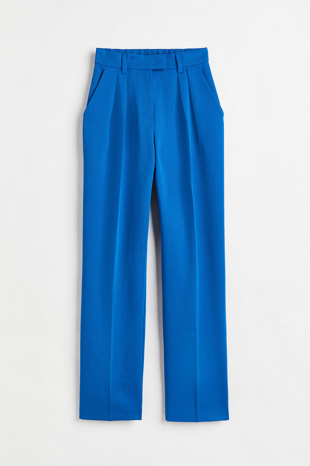 H&M Dressed Broek - High Waist Helderblauw