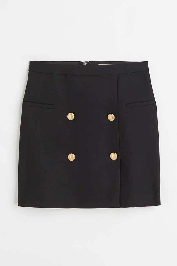 H&M Short Skirt Black