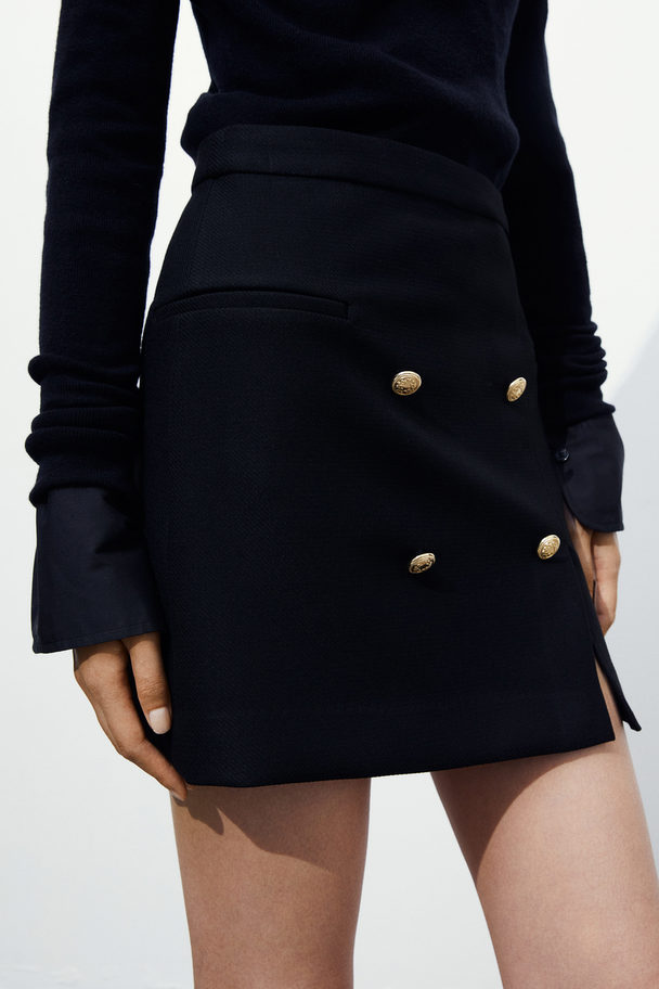 H&M Short Skirt Black