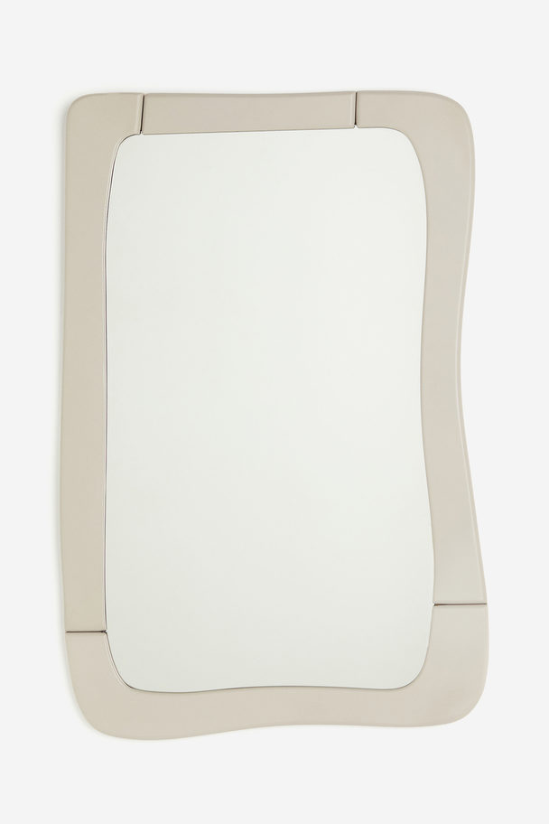 H&M HOME Asymmetric Mirror Beige