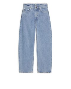 LOOSE Jeans mit Barrel-Bein Hellblau