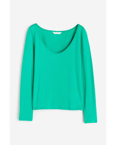 Jersey Top Bright Green