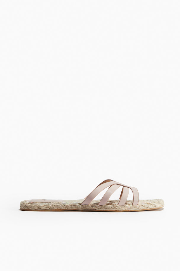 H&M Espadrille Sandals Light Beige