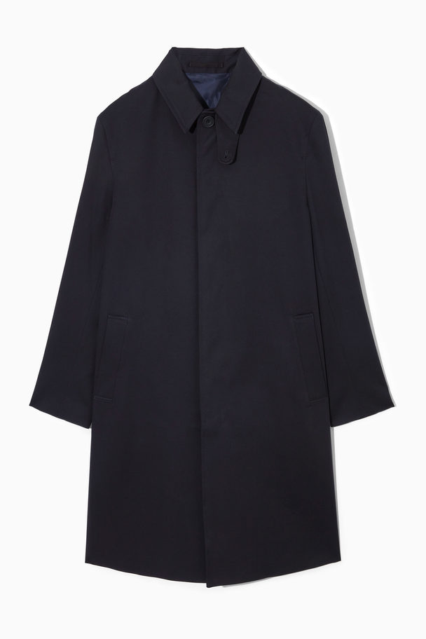 COS Car Coat Navy