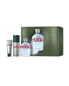 Giftset Hugo Boss Hugo Man Edt 125ml + Deospray 150ml + Shower Gel 50 Ml