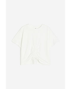 Drawstring T-shirt White