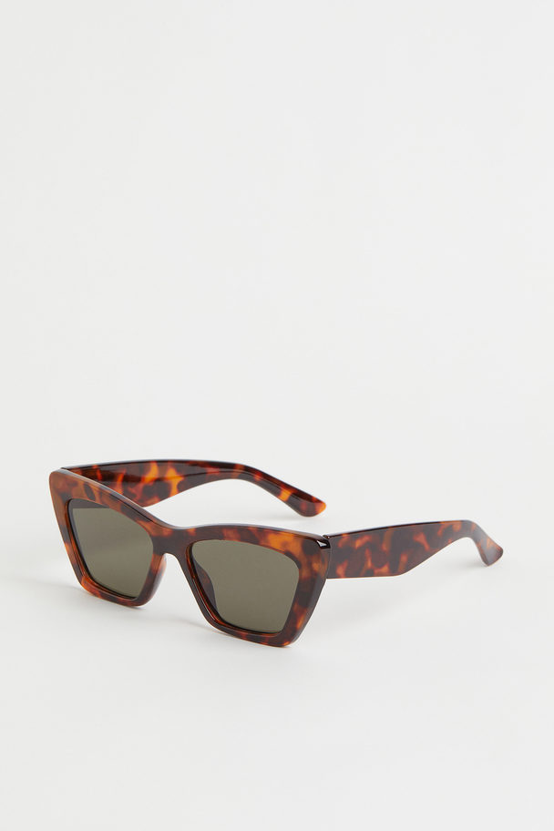 H&M Polariserade Solglasögon Mörkbrun/sköldpaddsmönstrad
