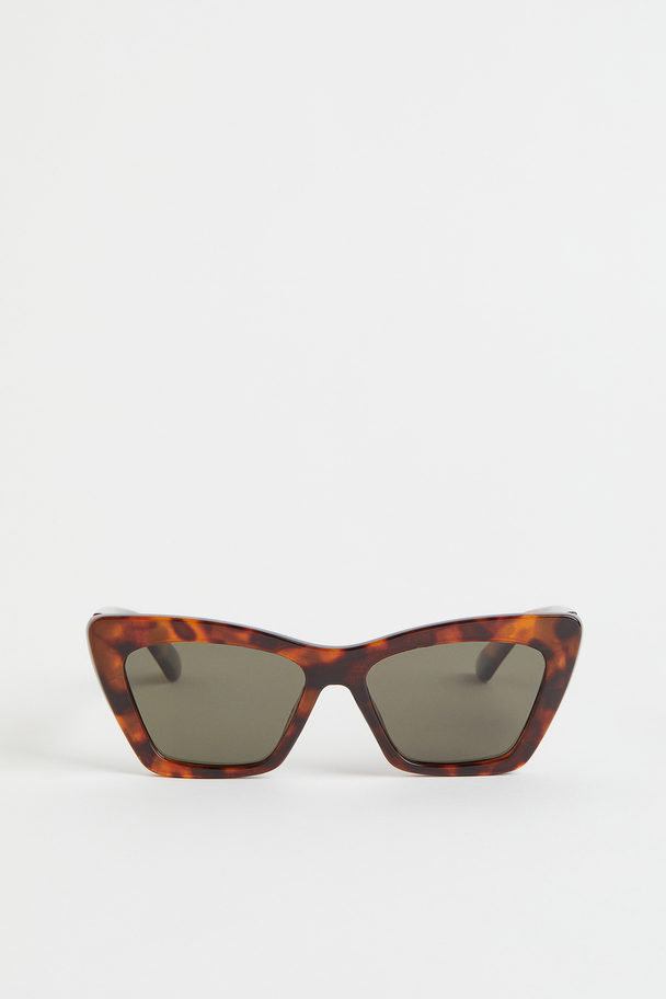 H&M Polariserade Solglasögon Mörkbrun/sköldpaddsmönstrad