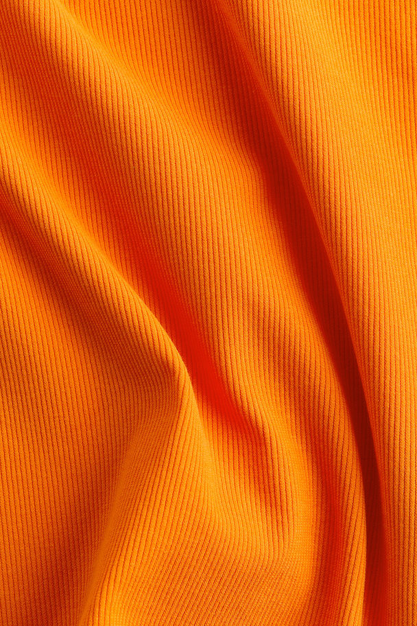 H&M One-Shoulder-Top Orange