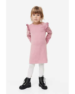 Fine-knit Dress Pink