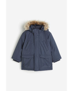 Water-repellent Parka Navy Blue