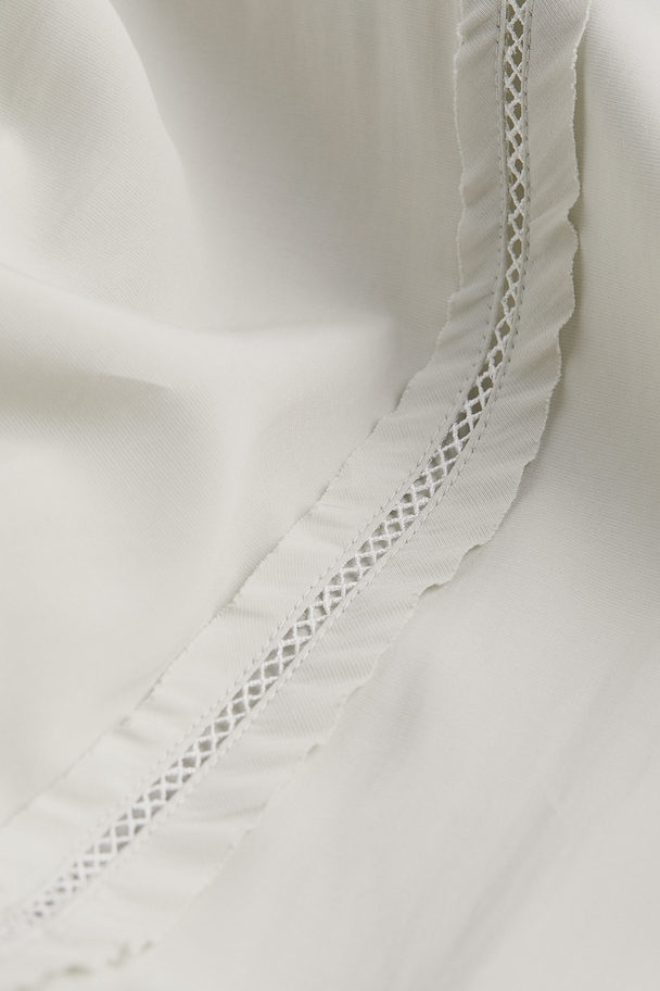 H&M H&m+ Tie-detail Dress Light Grey