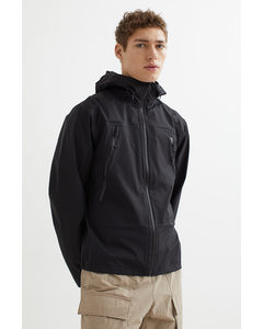 Water-repellent Shell Jacket Black