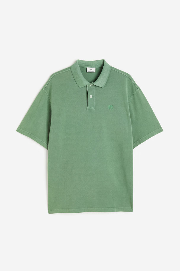 H&M Poloshirt - Relaxed Fit Groen