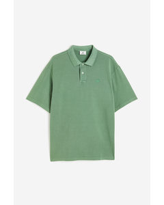 Poloshirt - Relaxed Fit Groen