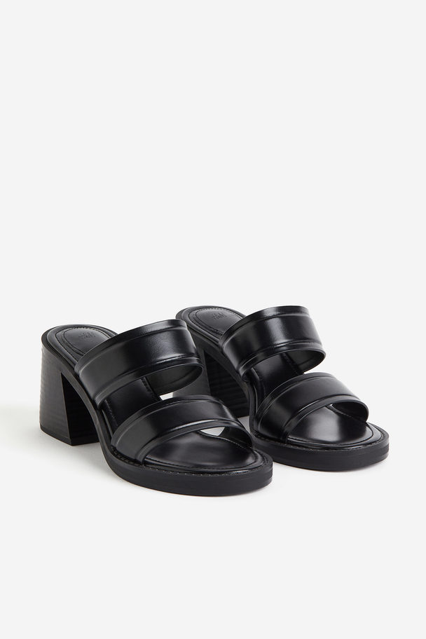 H&M Heeled Sandals Black