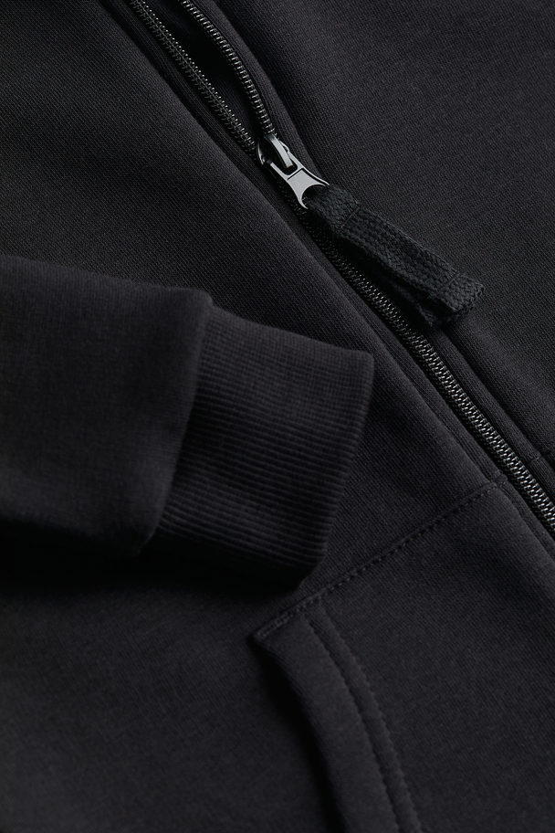 H&M Hooded Sweatshirt All-in-one Suit Black