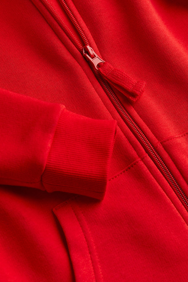 H&M Hooded Sweatshirt All-in-one Suit Red
