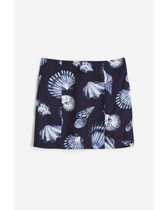 Mini Skirt Navy Blue/seashells