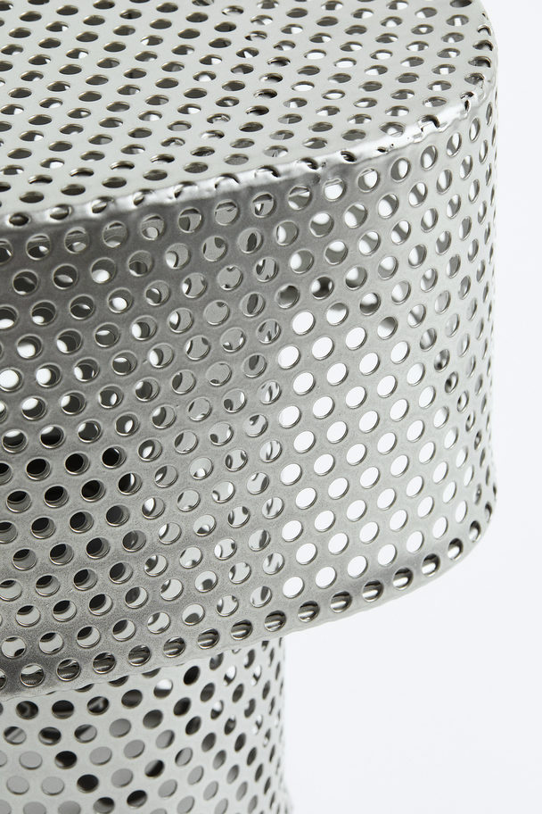 H&M HOME Small Metal Mesh Table Lamp Silver-coloured