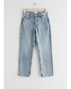 Keeper Cut Cropped Jeans Light Blue