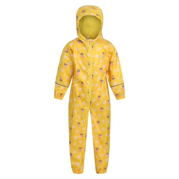 Regatta Regatta Childrens/kids Pobble Peppa Pig Floral Waterproof Puddle Suit
