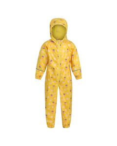 Regatta Childrens/kids Pobble Peppa Pig Floral Waterproof Puddle Suit