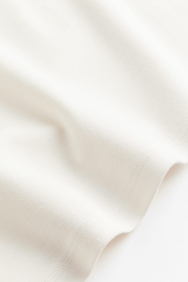 H&M Shirt mit Knotendetail Weiß