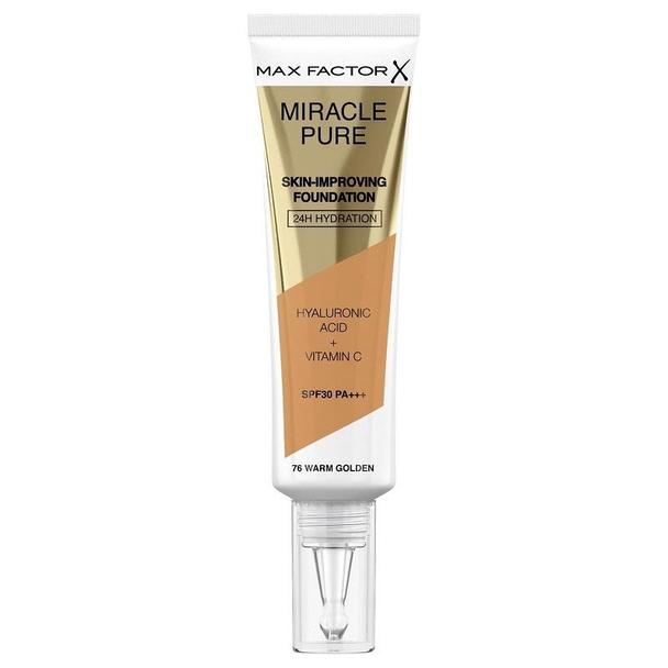 Max Factor Max Factor Miracle Pure Skin-improving Foundation 76 Warm Golden 30ml