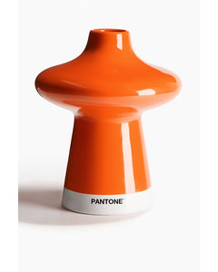 Vase I Stengods Tangerine