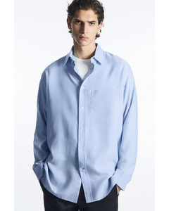 Relaxed-fit Lightweight Shirt Light Blue