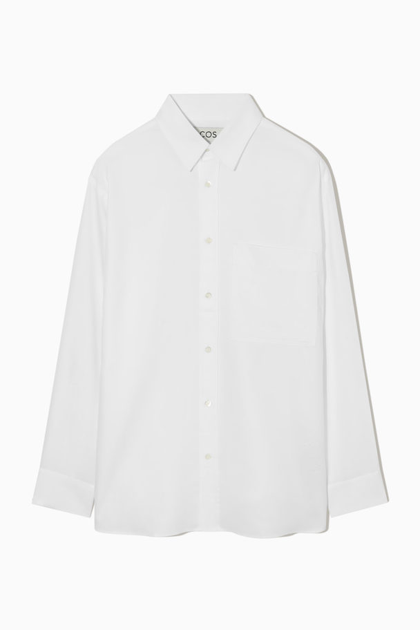 COS Relaxed-fit Lightweight Shirt White