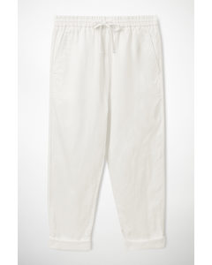 Relaxed Joggers Chalk White
