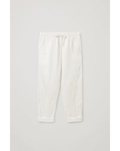 Relaxed Joggers Chalk White