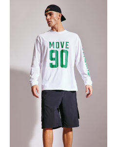 Drymove™ Long-sleeved Sports Top White/move 90