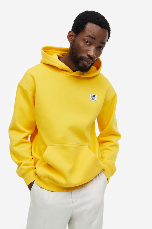 Fit Hoodie Yellow/keith Haring | Afound.com
