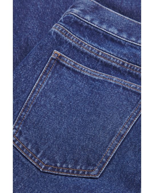 COS Barrel-leg Mid-rise Jeans Mid-blue