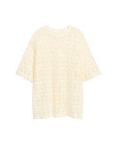 Crochet T-shirt Off White