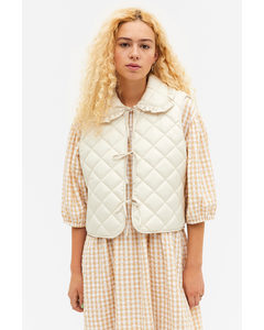 Off-white Big Collar Quilted Vest Off-white